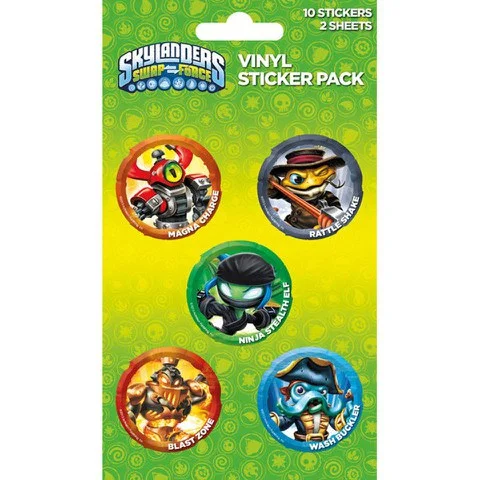 Skylanders Swap Force Starter Pack (Vinyl Pack) - Vinyl Sticker Pack Afbeelding 1