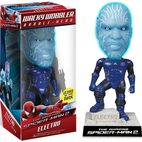 Amazing Spider-Man 2 Movie Spider-Man Electro Bobblehead Afbeelding 1