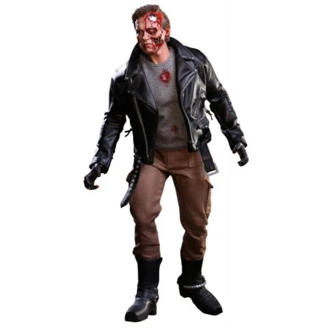 Hot Toys T-800 Battle Damaged The Terminator Movie Series 1:6 Scale Figure Afbeelding 1