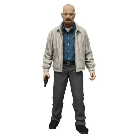 Breaking Bad Walter White Grey Jacket - 6 Inch Action Figure Afbeelding 1