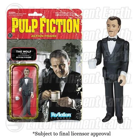 ReAction Pulp Fiction The Wolf 3 3/4 Inch Action Figure Afbeelding 1