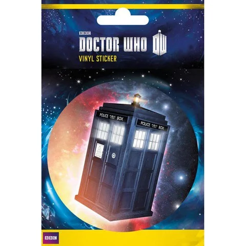 Doctor Who The Tardis - Vinyl Sticker - 10 x 15cm Afbeelding 1