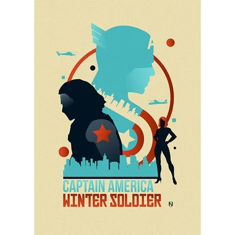 Captain America: The Winter Soldier - Zavvi Exclusive Limited Signed and Numbered Giclee Print Afbeelding 1