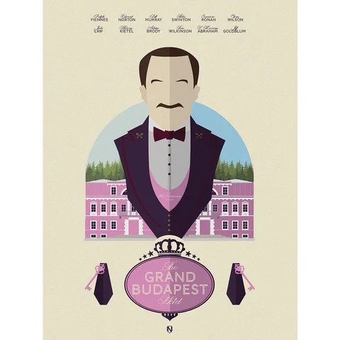 Grand Budapest Hotel - Zavvi Exclusive Limited Signed and Numbered Giclee Print Afbeelding 1
