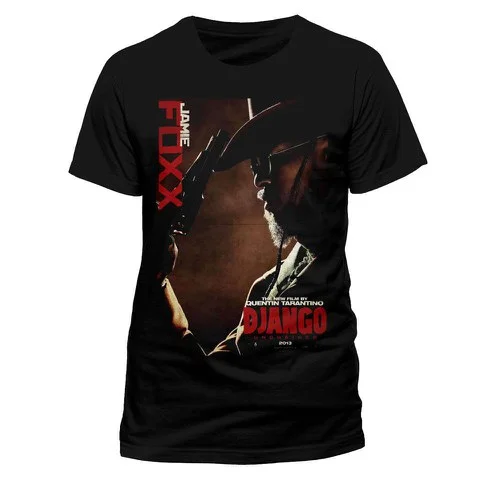 Django Unchained Men's T-Shirt - Jamie Foxx - S - Zwart Afbeelding 1
