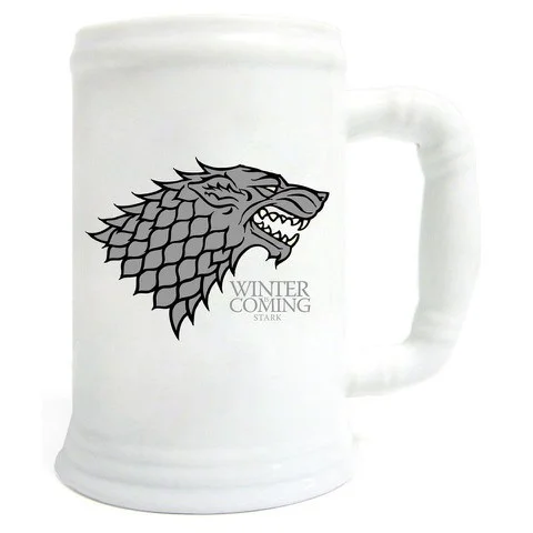 Game Of Thrones Winter Is Coming White Stein Afbeelding 1