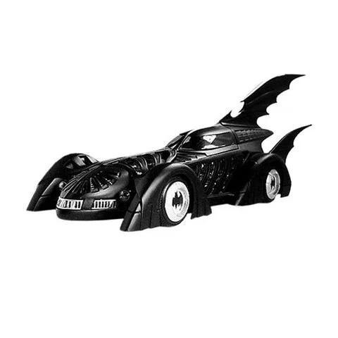 Hot Wheels Elite Batman Forever Batmobile 1:18 Scale Model Afbeelding 1