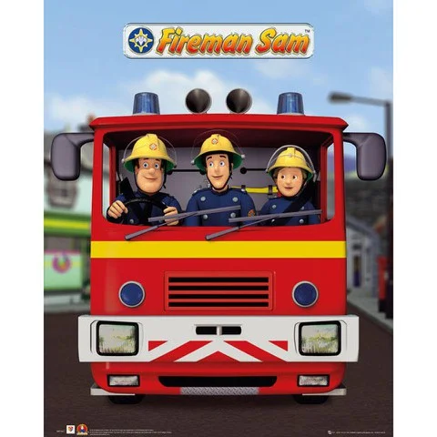 Fireman Sam Jupiter - Mini Poster - 40 x 50cm Afbeelding 1