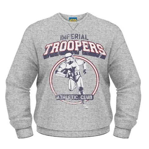 Star Wars Trui - Imperial Troopers Athletic Club - Grijs - S - Grijs Afbeelding 1
