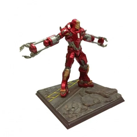 Dragon Action Heroes Marvel Iron Man Mark 35 Red Snapper 1:24 Scale Pre Built Model Afbeelding 1