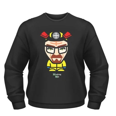 Breaking Bad Sweatshirt - Walter White Cooking Minion - S - Zwart Afbeelding 1