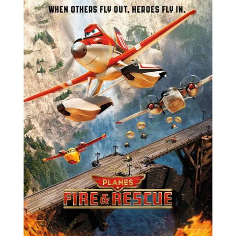 Disney Planes Fire and Rescue Bridge - Mini Poster - 40 x 50cm Afbeelding 1