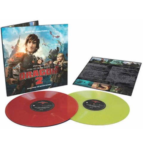 How to Train Your Dragon 2 OST (2LP) - Limited Coloured Vinyl (200 In The UK Only) Afbeelding 1