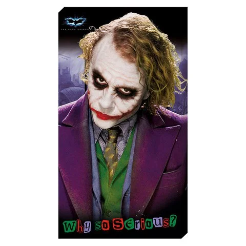 DC Comics Batman (The Dark Knight) Joker City - 30x55 Value Canvas Afbeelding 1