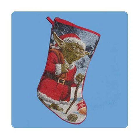 Star Wars Santa Yoda Christmas Stocking Afbeelding 1