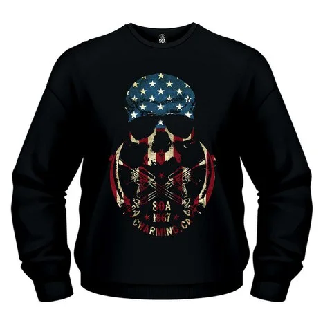 Sons of Anarchy Sweatshirt - Skull - S - Zwart Afbeelding 1