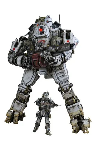 Sideshow Collectibles Titanfall Atlas 1:12 Scale Figure Afbeelding 1
