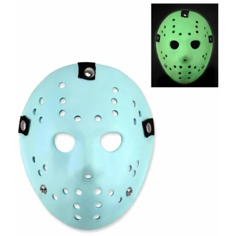 NECA Friday The 13th Jason Glow In The Dark Prop Replica Mask Afbeelding 1