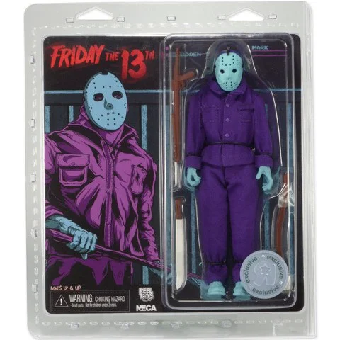 NECA Friday The 13th Clothed Jason Classic Video Game 8 Inch Action Figure Afbeelding 1