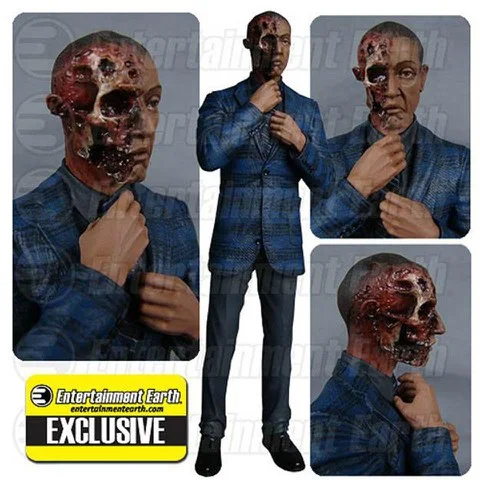 Breaking Bad Gus Fring Burned Face Entertainment Earth Exclusive 6 Inch Action Figure Afbeelding 1