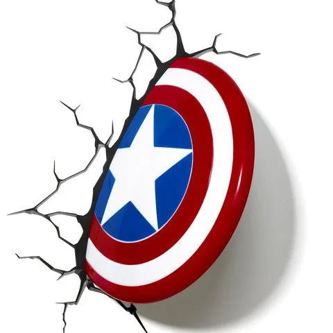 Marvel Captain America Shield 3D Light Afbeelding 1