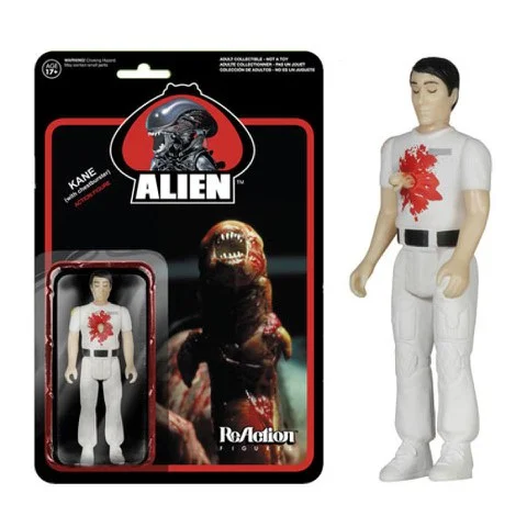 ReAction Alien Kane With Chestbuster 3 3/4 Inch Action Figure Afbeelding 1