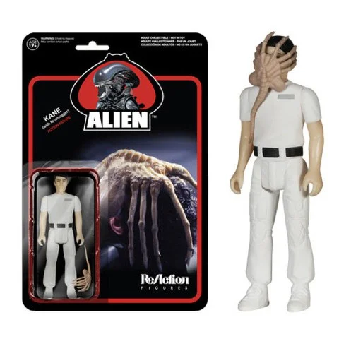 ReAction Alien Kane With Facehugger 3 3/4 Inch Action Figure Afbeelding 1