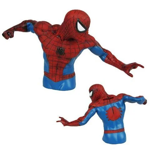 Marvel Bust Coin Bank - Spider-Man (Version 2) Afbeelding 1