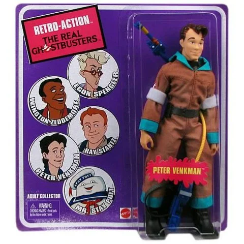 Ghostbusters Peter Venkman Retro Action Figure Afbeelding 1
