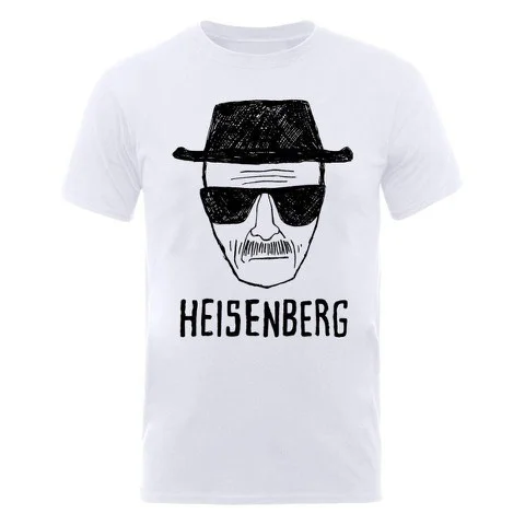 Breaking Bad Men's T-Shirt Heisenberg - White - L - Wit Afbeelding 1