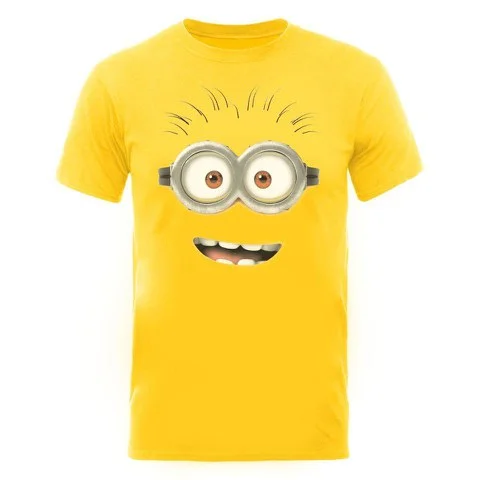 Despicable Me 2 Men's T-Shirt Minion Dave - Yellow - L - Geel Afbeelding 1