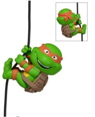 NECA Teenage Mutant Ninja Turtles Michelangelo 2 Inch Scaler Figure Afbeelding 1