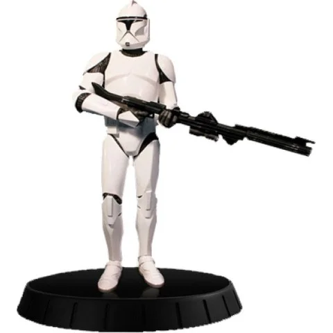 Gentle Giant Star Wars White Clone Trooper Deluxe Statue Afbeelding 1