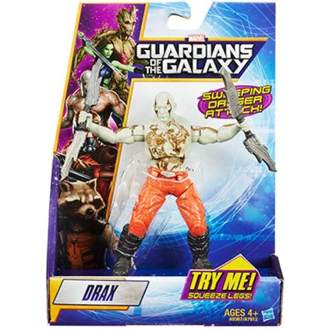 Marvel Guardians of the Galaxy Galatic Battlers Drax Action Figure Afbeelding 1