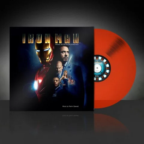 Iron Man: The Original Motion Picture Soundtrack OST – Zavvi Exclusive - Limited Coloured Red Vinyl (500 Worldwide Only) Afbeelding 1