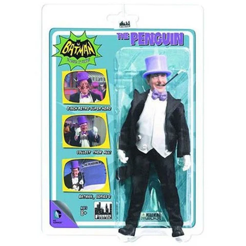 DC Comics Batman 1966 TV Series Penguin 8 Inch Action Figure Afbeelding 1