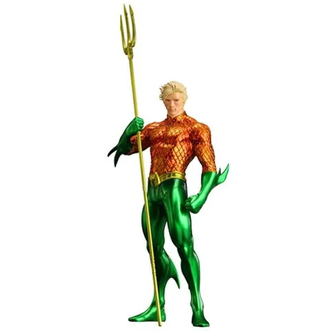 Kotobukiya DC Comics Justice League Aquaman ArtFX+ 1:10 Scale Statue Afbeelding 1