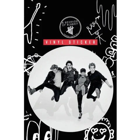 5 Seconds of Summer Jump - Sticker Afbeelding 1