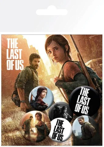 The Last of Us Ellie and Joel - Badge Pack Afbeelding 1