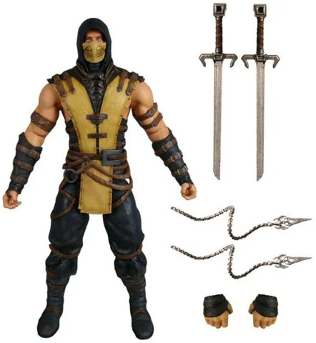Mortal Kombat Scorpion 6 Inch Action Figure Afbeelding 1