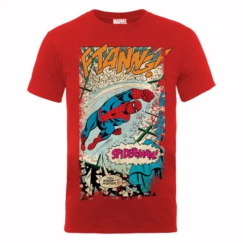 Marvel Spider-Man Ftanng Men's T-Shirt - Red - S - Rood Afbeelding 1