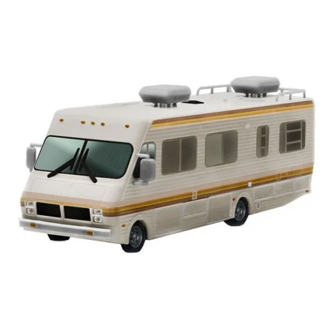 Breaking Bad 1986 Fleetwood Bounder RV 1:64 Scale Die Cast Metal Vehicle Afbeelding 1