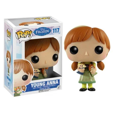 Disney Frozen Young Anna Pop! Vinyl Figuurtje Afbeelding 1