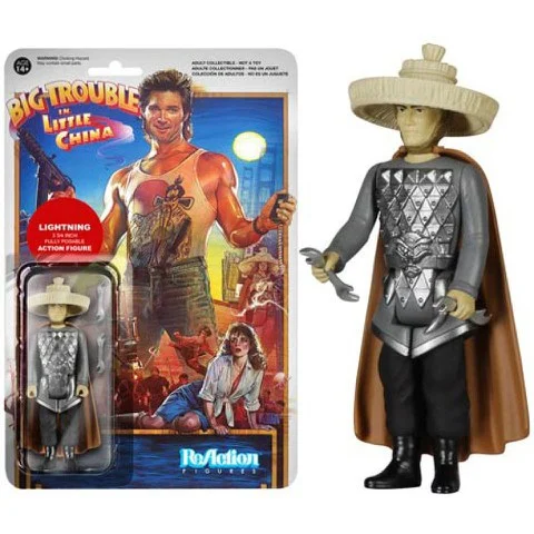 ReAction Big Trouble in Little China Lightning 3 3/4 Inch Action Figure Afbeelding 1