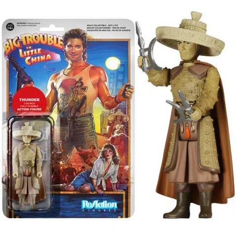 ReAction Big Trouble in Little China Thunder 3 3/4 Inch Action Figure Afbeelding 1