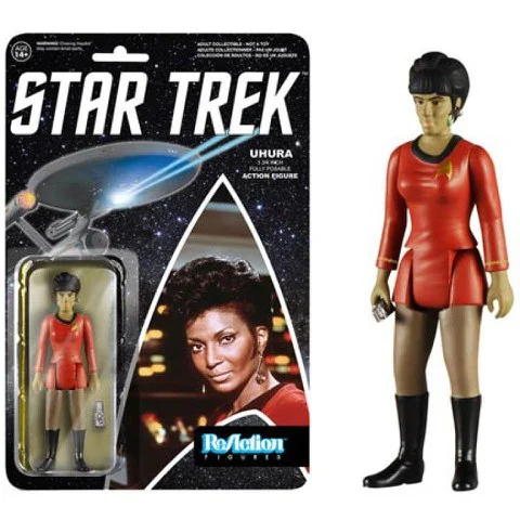 ReAction Star Trek Uhura 3 3/4 Inch Action Figure Afbeelding 1
