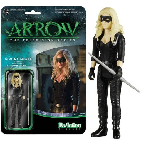 ReAction DC Comics Arrow Black Canary 3 3/4 Inch Action Figure Afbeelding 1