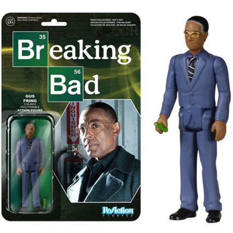 ReAction Breaking Bad Gustavo Fring 3 3/4 Inch Action Figure Afbeelding 1
