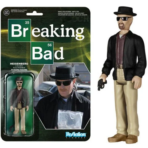 ReAction Breaking Bad Heisenberg 3 3/4 Inch Action Figure Afbeelding 1
