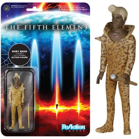 ReAction Fifth Element Ruby Rhod 3 3/4 Inch Action Figure Afbeelding 1